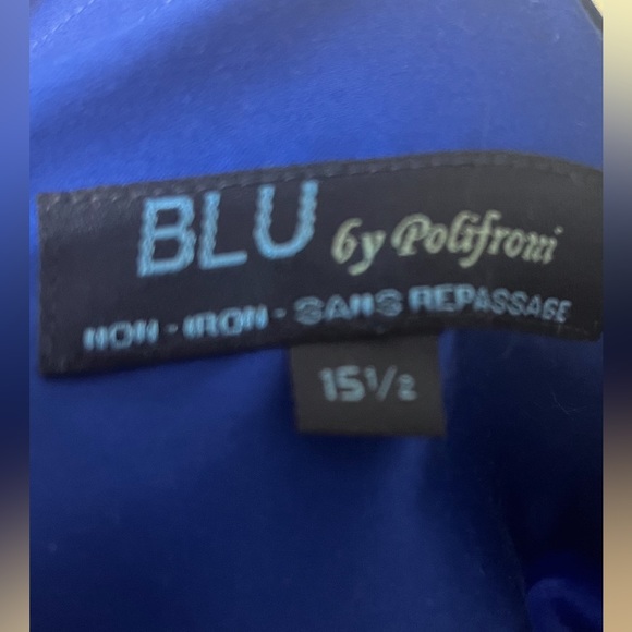 NWOT BLU by Polfroni Beautiful Blue Shirt! - Picture 5 of 9